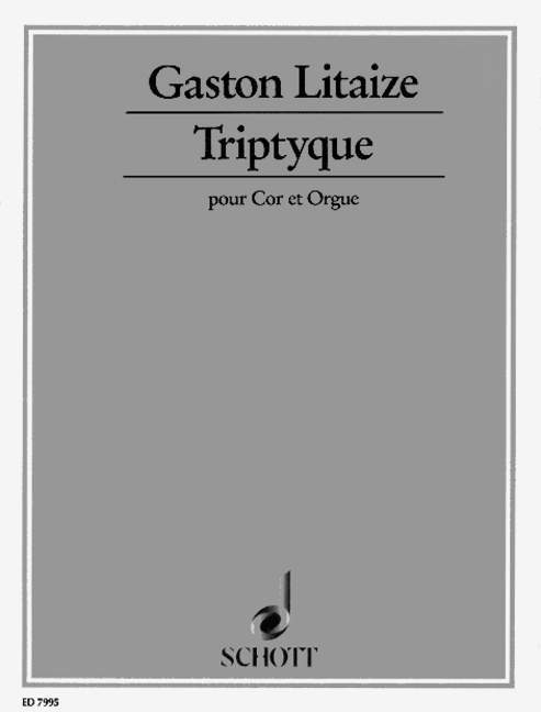Tiskani izdelki TRIPTYQUE GASTON LITAIZE