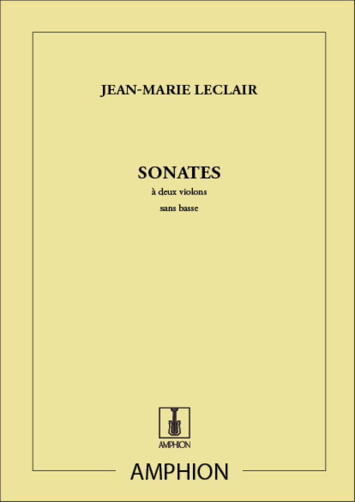 Buch SONATES 2 VIOLONS VIOLON JEAN-MARIE LECLAIR