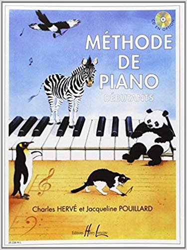 Carte Méthode de piano débutants Charles Hervé