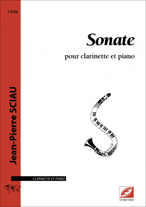 Carte Sonate pour clarinette et piano SCIAU