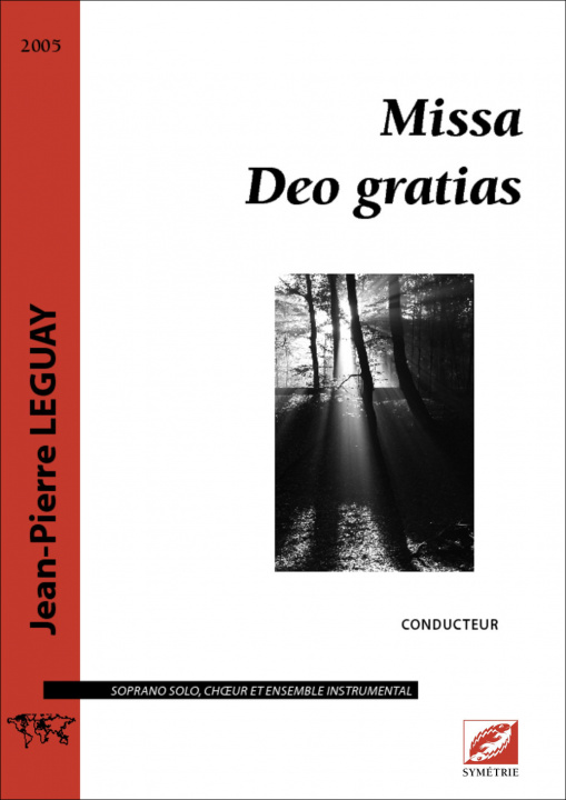 Kniha Missa Deo gratias (réduction pour voix et orgue) Leguay