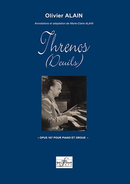 Book THRENOS POUR PIANO ET ORGUE ALAIN OLIVIER
