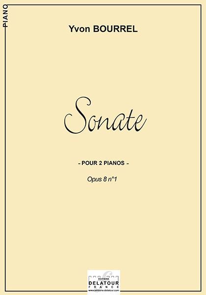 Книга SONATE POUR 2 PIANOS (EDITION FAC SIMILE) BOURREL YVON