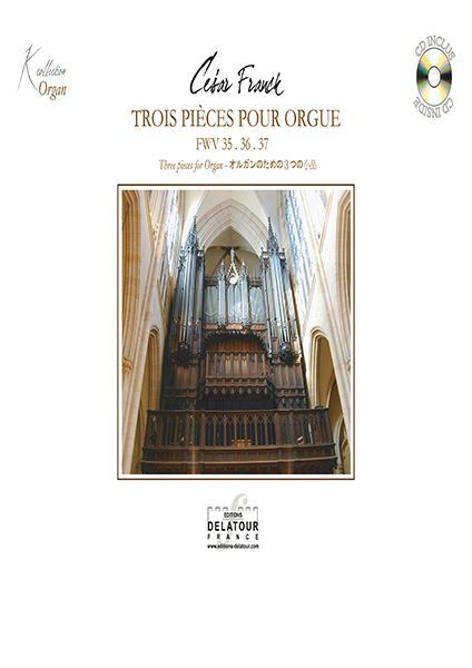 Knjiga TROIS PIECES POUR ORGUE FRANCK C SAR