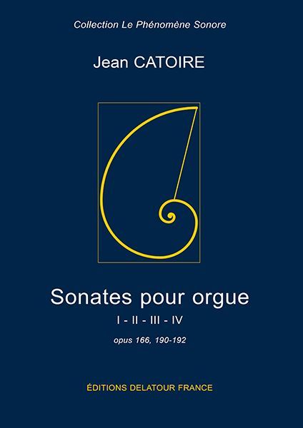 Knjiga SONATES POUR ORGUE CATOIRE JEAN