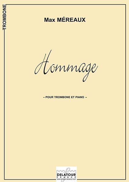Libro HOMMAGE POUR TROMBONE ET PIANO MEREAUX MAX