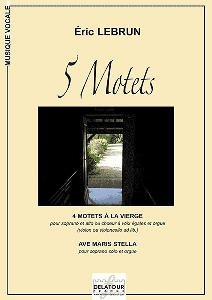 Knjiga 5 MOTETS LEBRUN ERIC