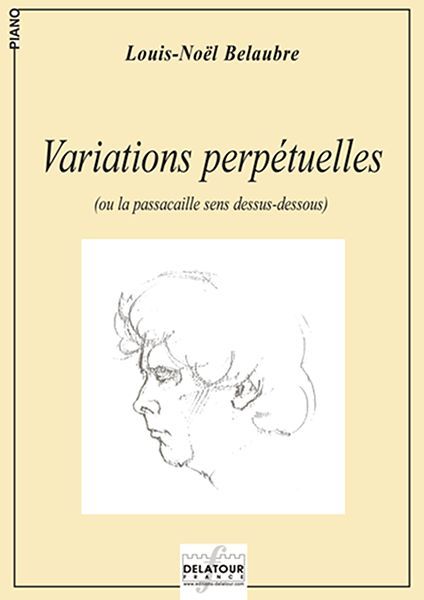 Libro VARIATIONS PERPETUELLES POUR PIANO BELAUBRE LOUIS-NOEL