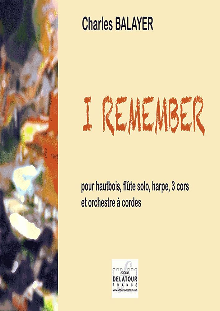 Kniha I REMEMBER BALAYER CHARLES