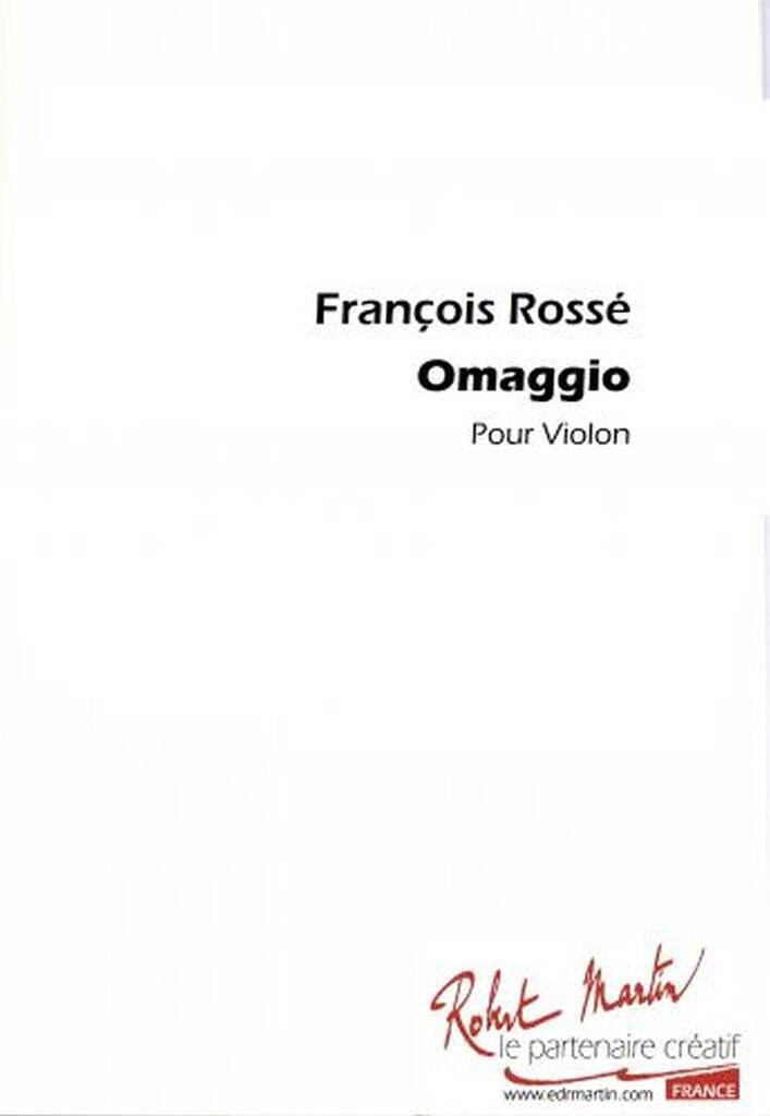 Knjiga OMAGGIO FRANCOIS ROSSE