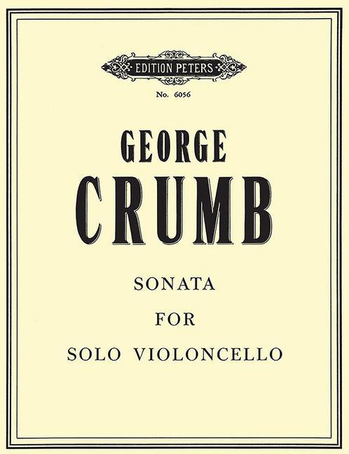 Knjiga SONATA VIOLONCELLE GEORGE CRUMB