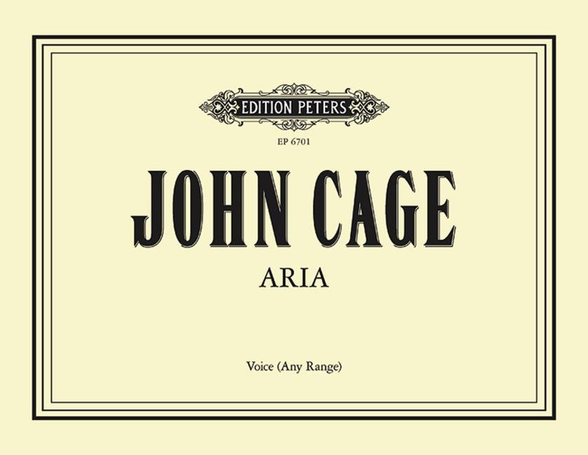 Kniha ARIA JOHN CAGE