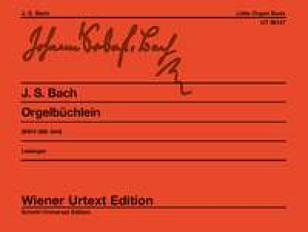 Livro ORGELBUCHLEIN ORGUE JOHANN SEBASTIAN BAC
