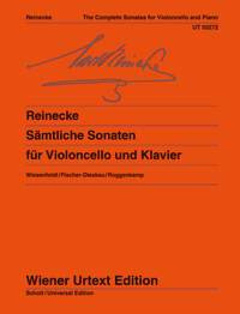 Knjiga SAMTLICHE SONATEN VIOLONCELLE CARL REINECKE