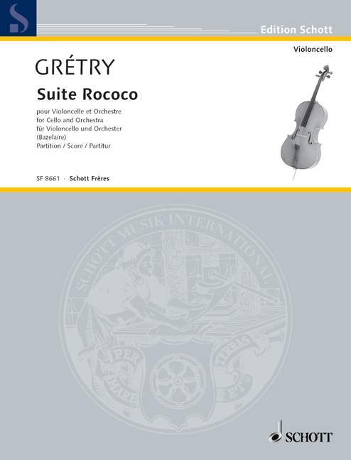 Printed items SUITE ROCOCO ANDRE MODESTE GRETRY