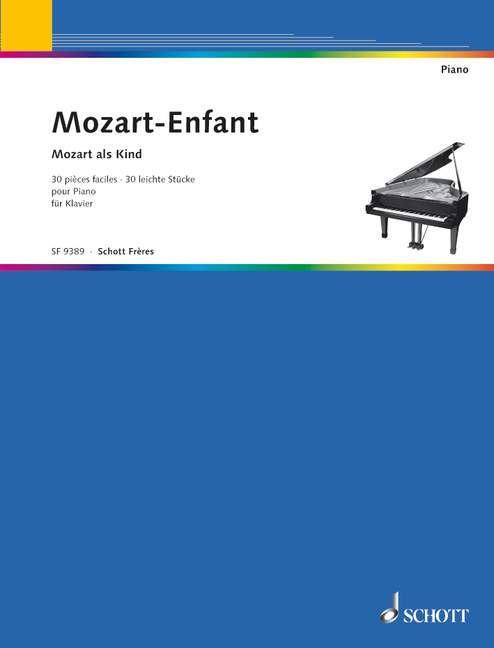 Tlačovina MOZART-ENFANT PIANO LEOPOLD MOZART_WOLFG