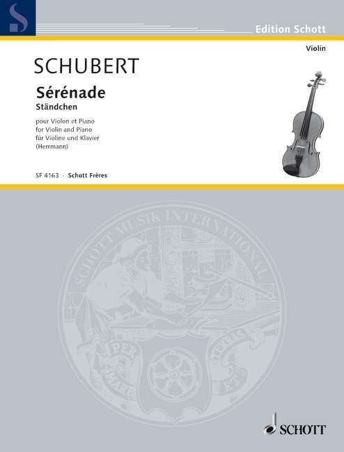 Prasa SERENADE VIOLON FRANZ SCHUBERT