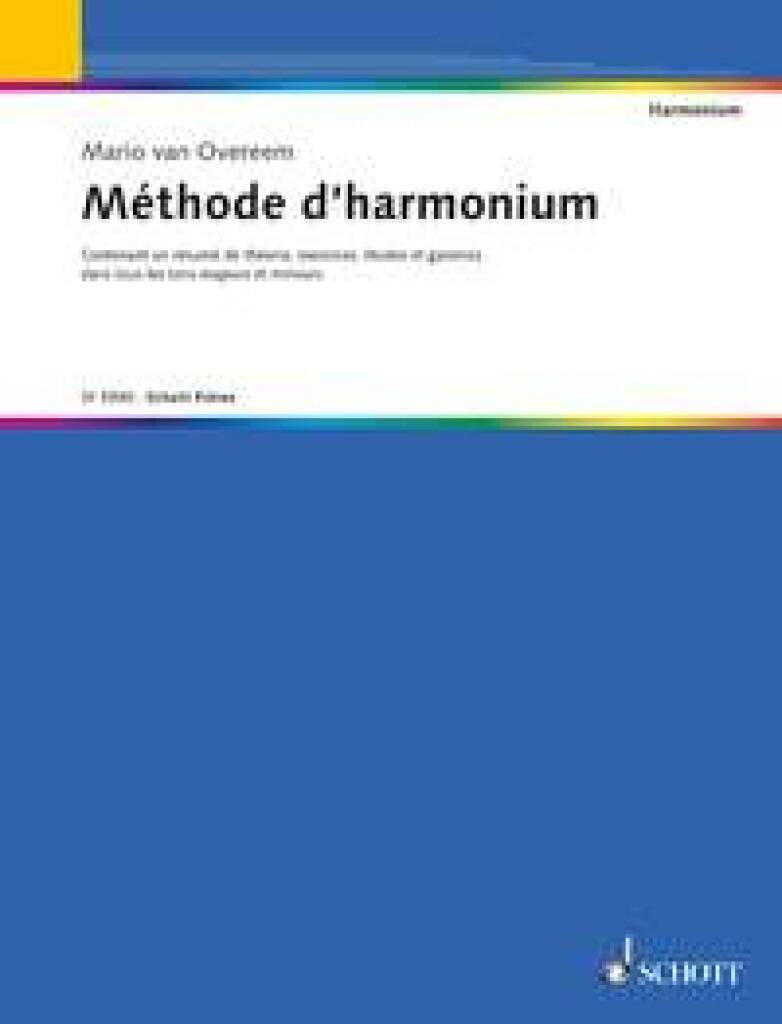 Knjiga METHODE D'HARMONIUM MARIO VAN OVEREEM