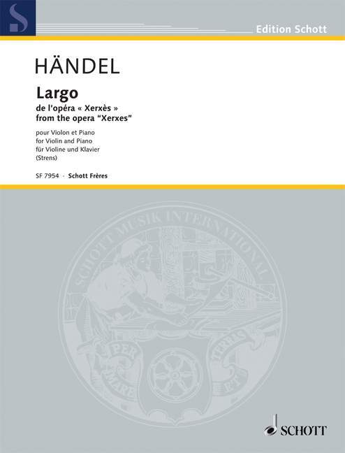 Tiskani izdelki LARGO B FLAT MAJOR GEORG FRIEDRICH HAND