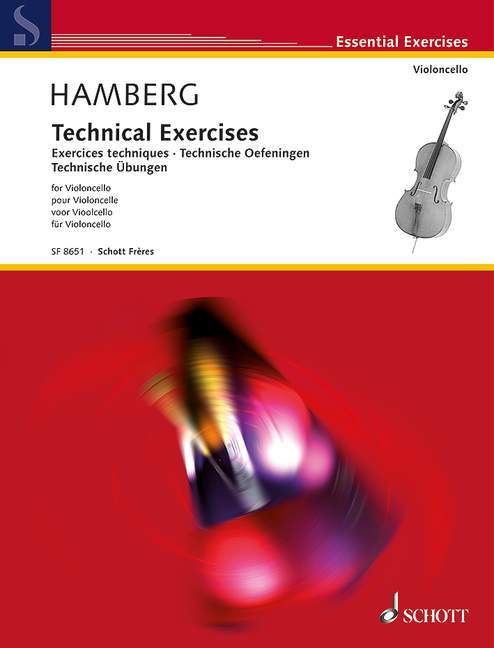 Tiskani izdelki EXERCISES TECHNIQUES VIOLONCELLE TH. VAN HAMBERG