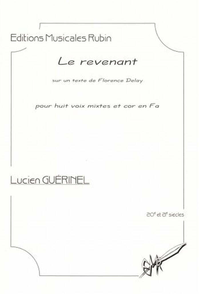 Knjiga LE REVENANT LUCIEN GUERINEL