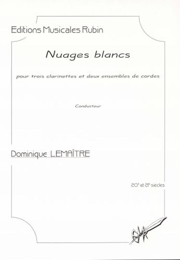 Boek NUAGES BLANCS DOMINIQUE LEMAITRE