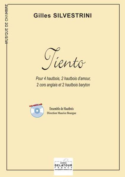 Könyv TIENTO POUR ENSEMBLE DE HAUTBOIS SILVESTRINI GILLES