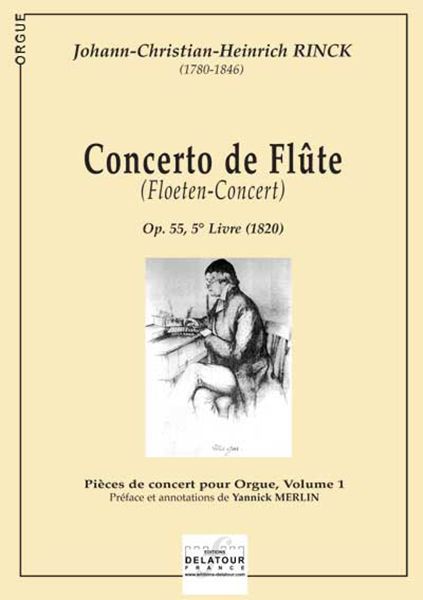 Carte CONCERTO DE FLUTE (FLOETEN-CONCERT) POUR ORGUE RINCK JCH