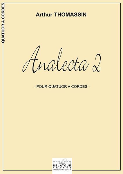 Knjiga ANALECTA 2 THOMASSIN ARTHUR