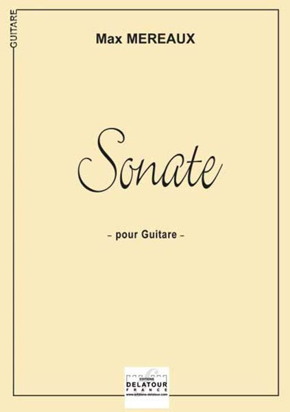 Kniha SONATE POUR GUITARE MEREAUX MAX