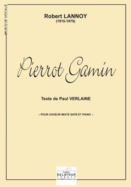 Knjiga PIERROT GAMIN LANNOY ROBERT