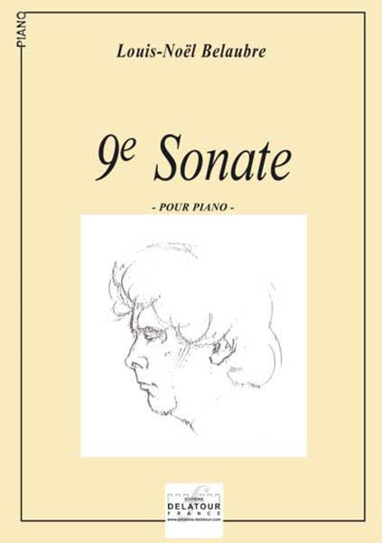 Könyv SONATE N0 9 POUR PIANO BELAUBRE LOUIS-NOEL