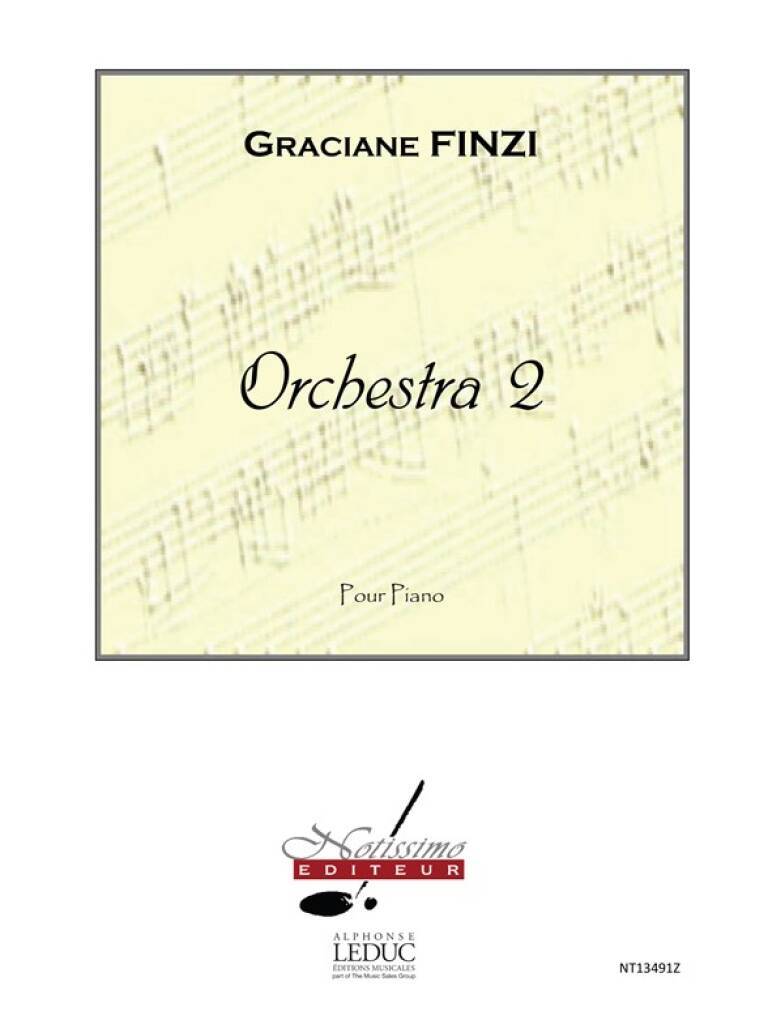 Artigos impressos FINZI ORCHESTRA 2 PIANO BOOK PIANO FINZI