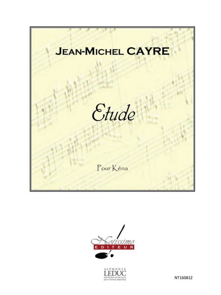 Knjiga CAYRE ETUDE KENA BOOK CAYRE