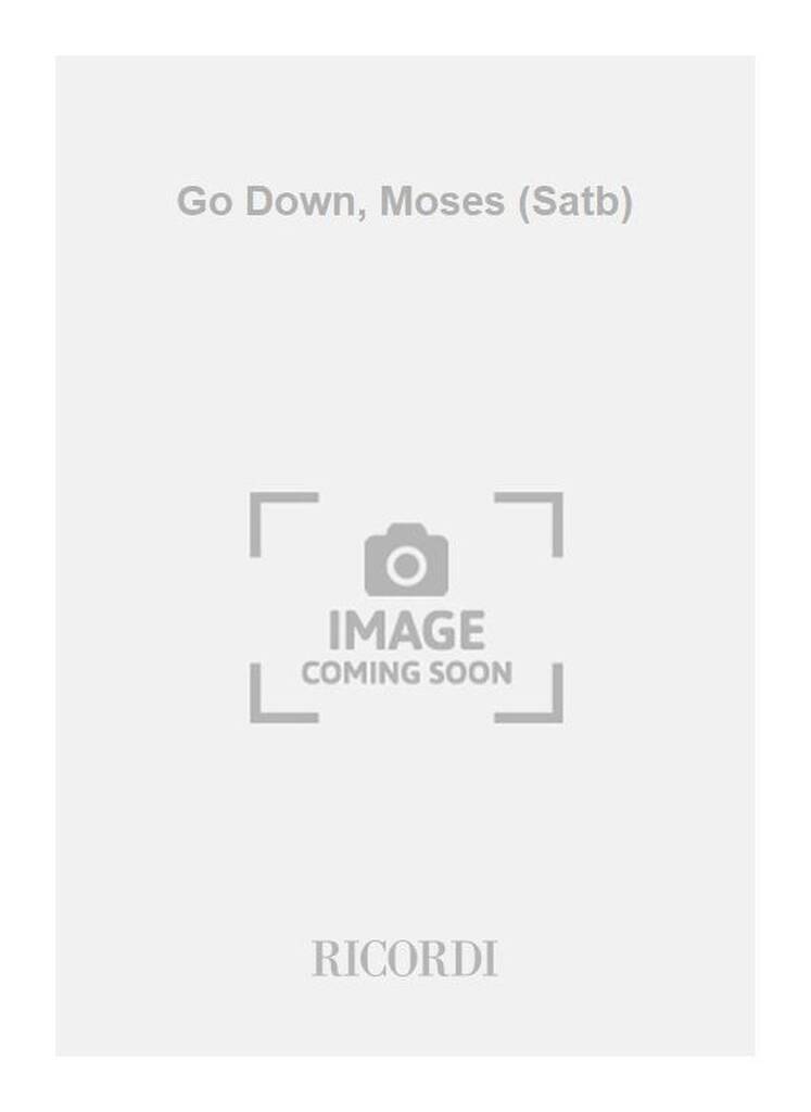 Kniha GO DOWN, MOSES (SATB)  CHANT HARRY T. BURLEIGH