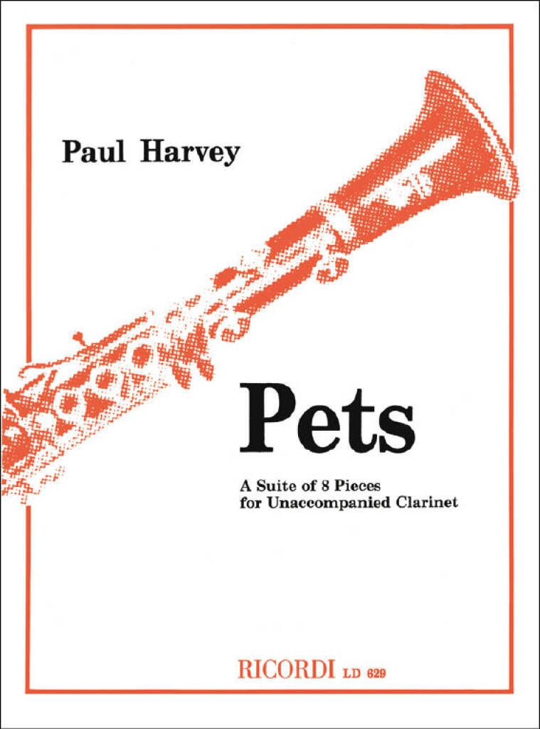 Book PETS CLARINETTE P. HARVEY