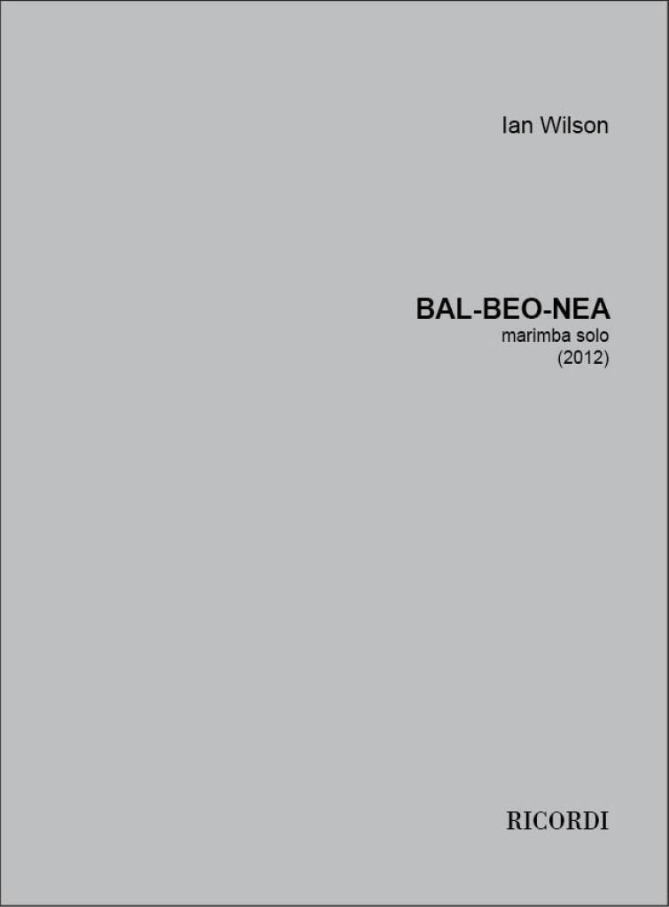 Buch BA-BEO_NEA MARIMBA IAN WILSON