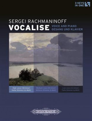 Kniha SERGEI RACHMANINOV : VOCALISE, OP. 34 NO. 14 SERGEI RACHMANINOV