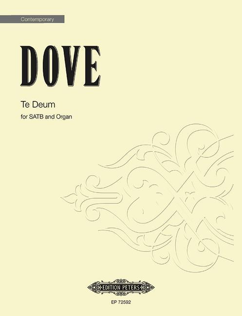 Книга TE DEUM CHANT JONATHAN DOVE