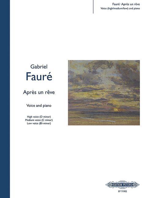 Könyv APRES UN REVE CHANT GABRIEL FAURE