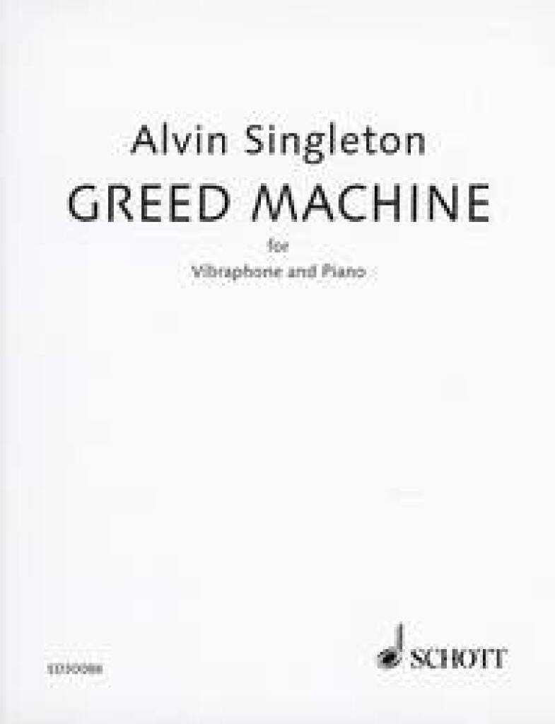 Book GREED MACHINE ALVIN SINGLETON