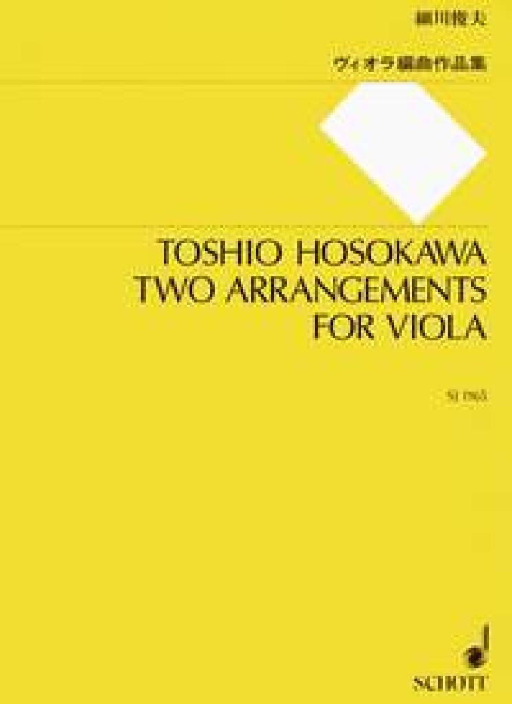 Knjiga TWO ARRANGEMENTS TOSHIO HOSOKAWA