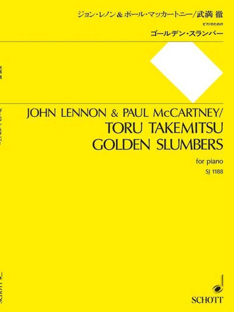 Book GOLDEN SLUMBERS PIANO TORU TAKEMITSU
