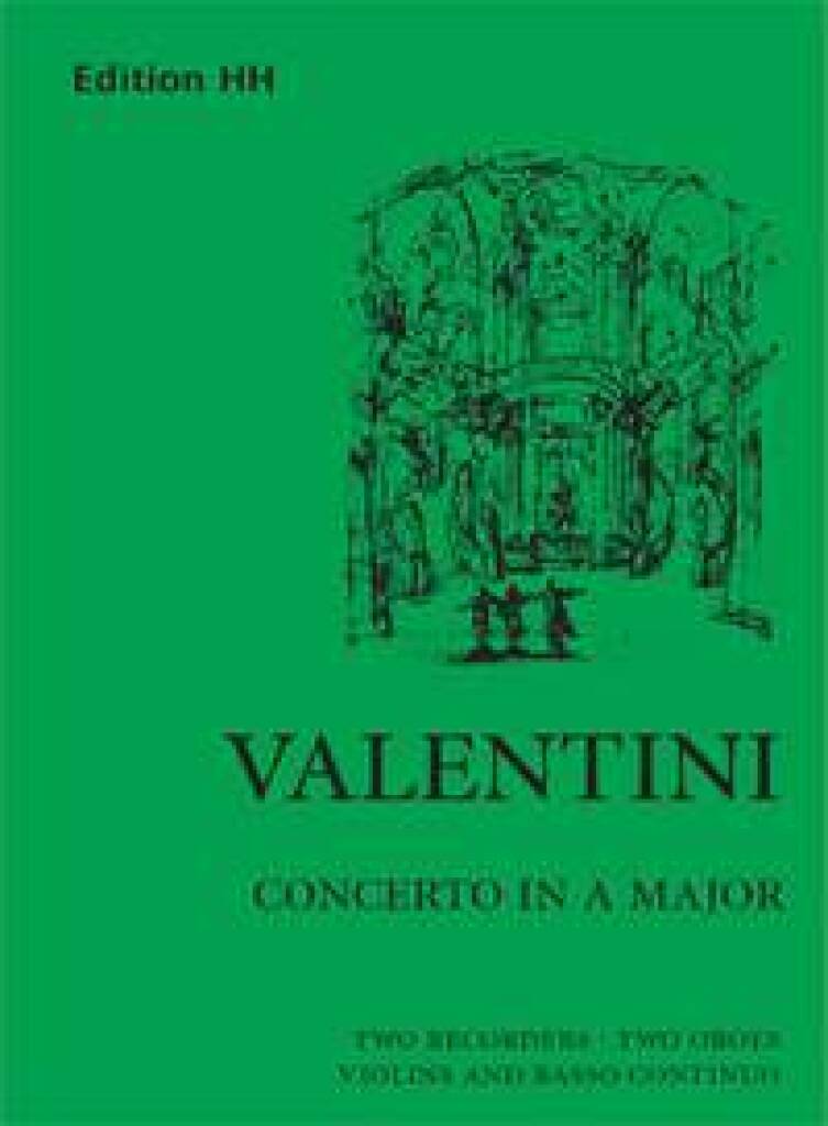 Knjiga CONCERTO IN A MAJOR GIUSEPPE VALENTINI