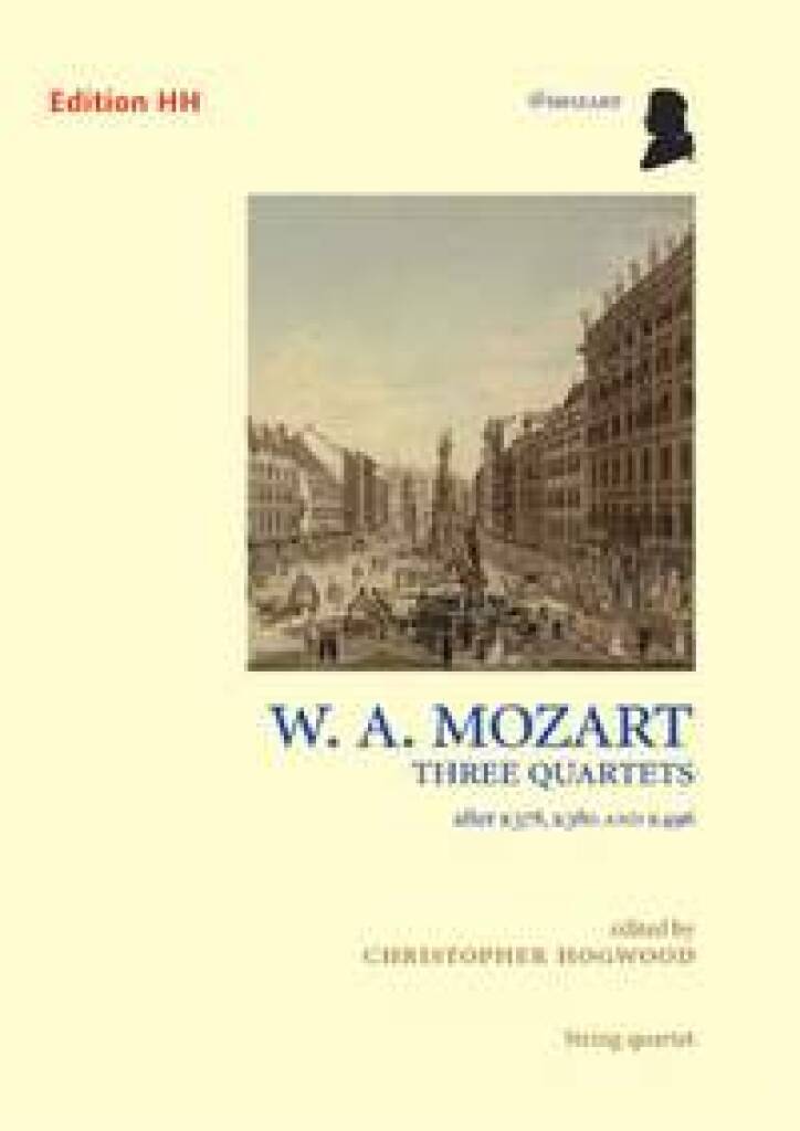 Knjiga THREE STRING QUARTETS WOLFGANG AMADEUS MOZ