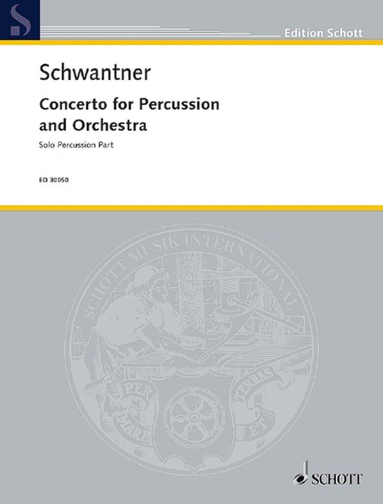 Book PERCUSSION CONCERTO JOSEPH SCHWANTNER