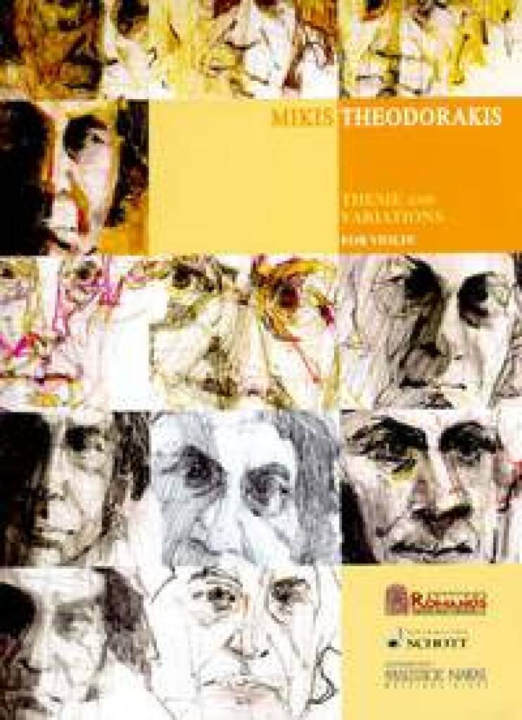 Knjiga THEME AND VARIATIONS VIOLON MIKIS THEODORAKIS