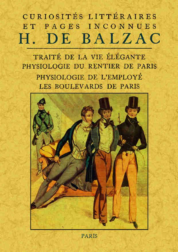 Carte Traité de la vie élégante Balzac