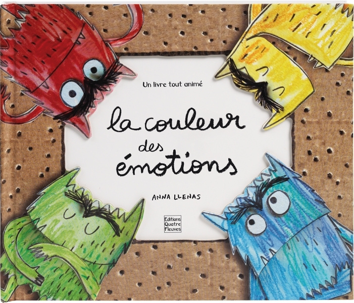 Könyv La couleur des émotions - Un livre tout animé Anna Llenas