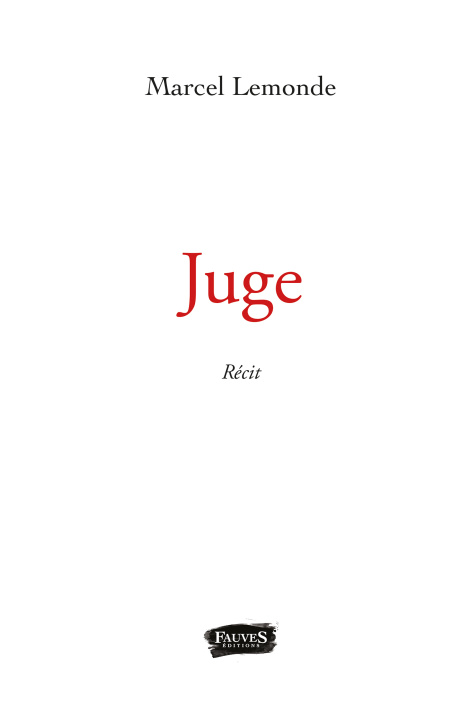 Knjiga Juge Lemonde